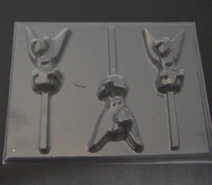 240sp Tink Fairy Sitting Chocolate Candy Lollipop Mold